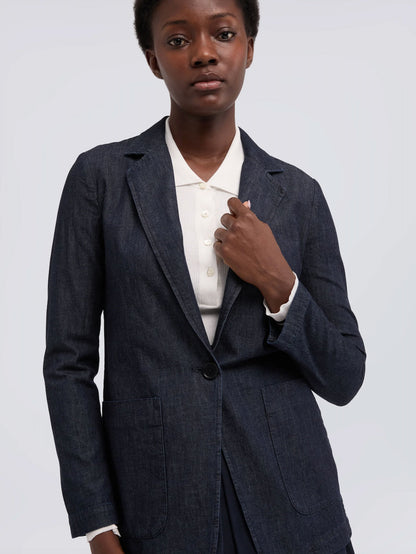 GIACCA TAILORED JACKET DENIM