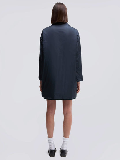 CLASSIC NAVY NYLON COAT