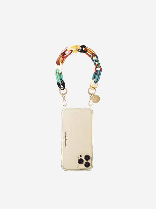 AMBRE PHONE CHAIN MULTI - 40CM