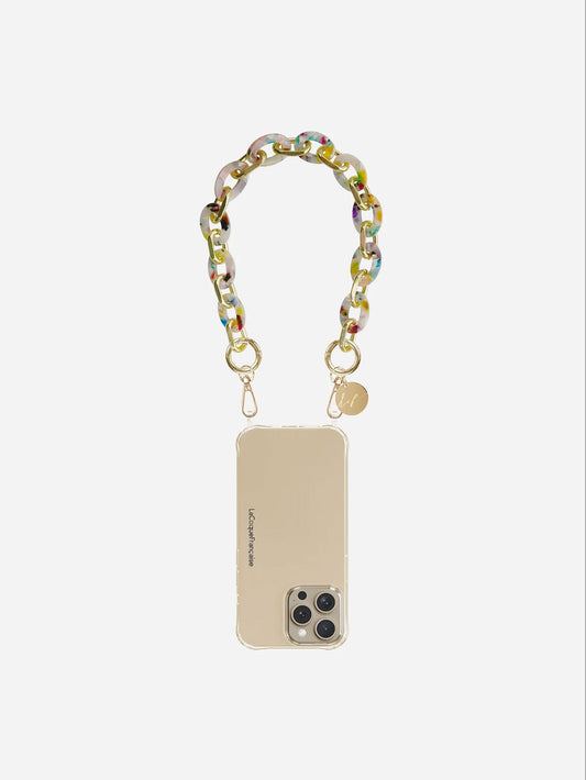 CASSY PHONE CHAIN COLOUR SHELL - 40CM