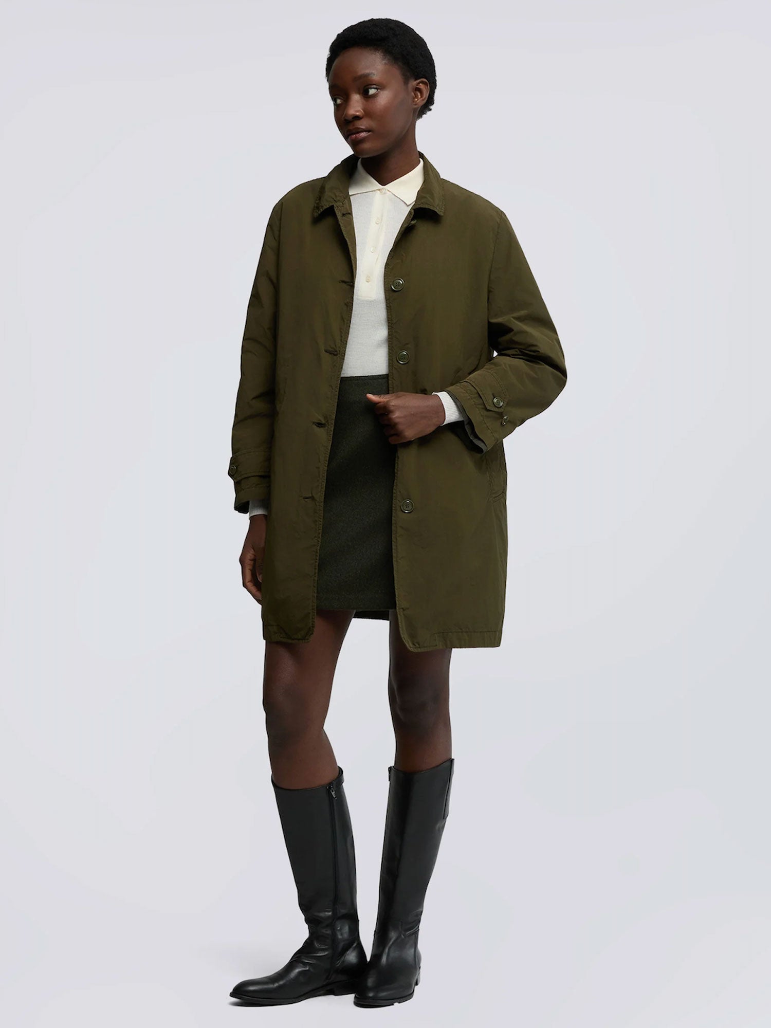 LEMONADE MAC COAT MILITARY – The Place London