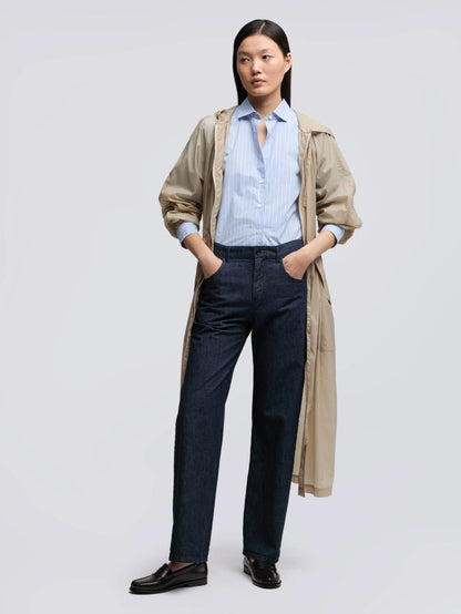 LUNGHI RELAXED PANTS DENIM BLUE