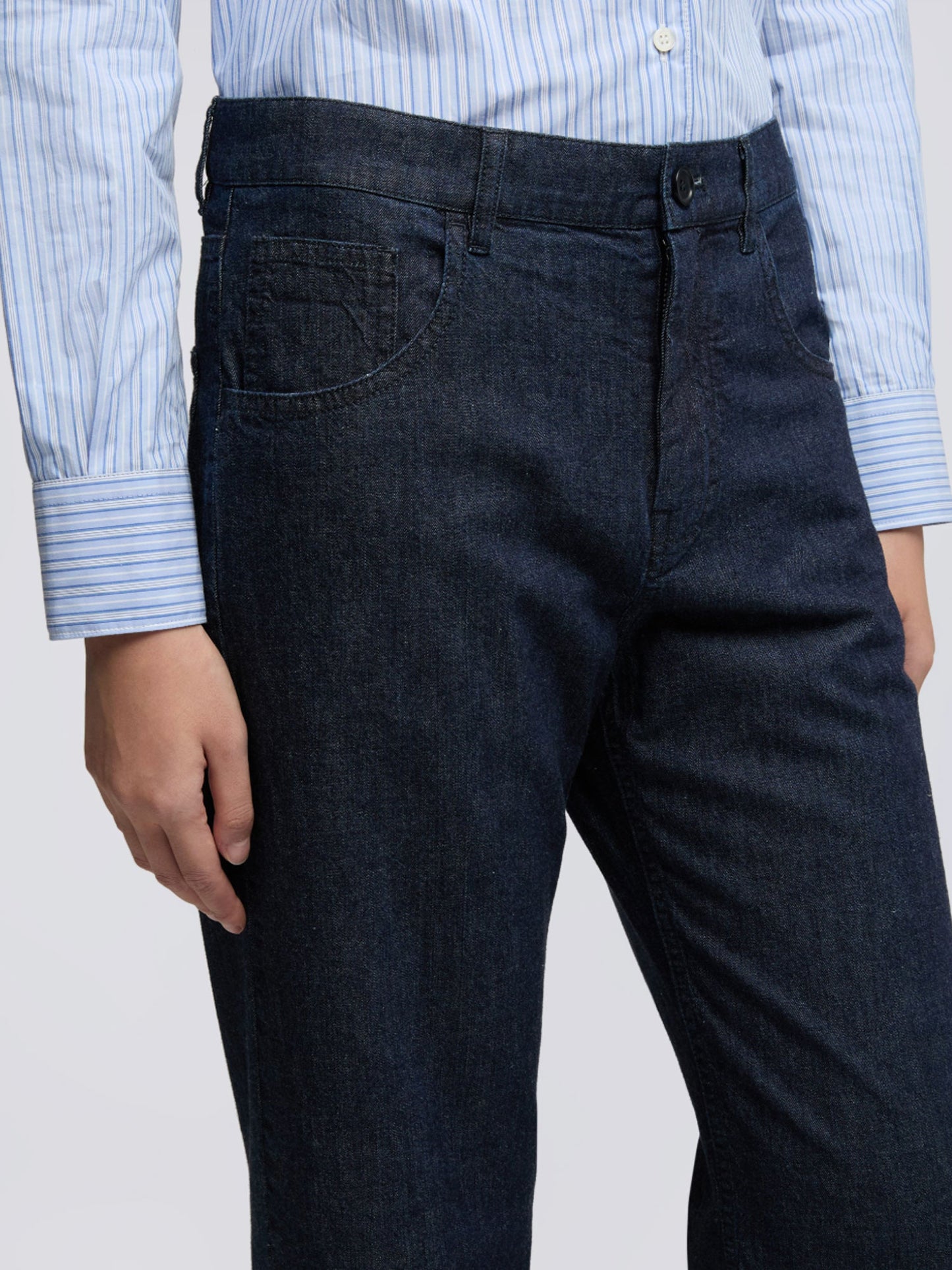 LUNGHI RELAXED PANTS DENIM BLUE