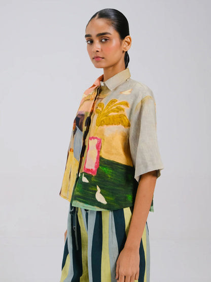 AVA SHIRT MORNING COFFEE MULTI
