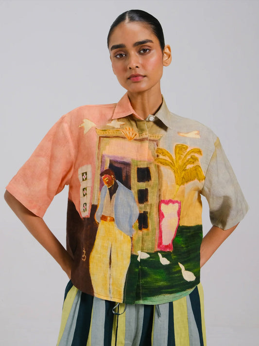 AVA SHIRT MORNING COFFEE MULTI