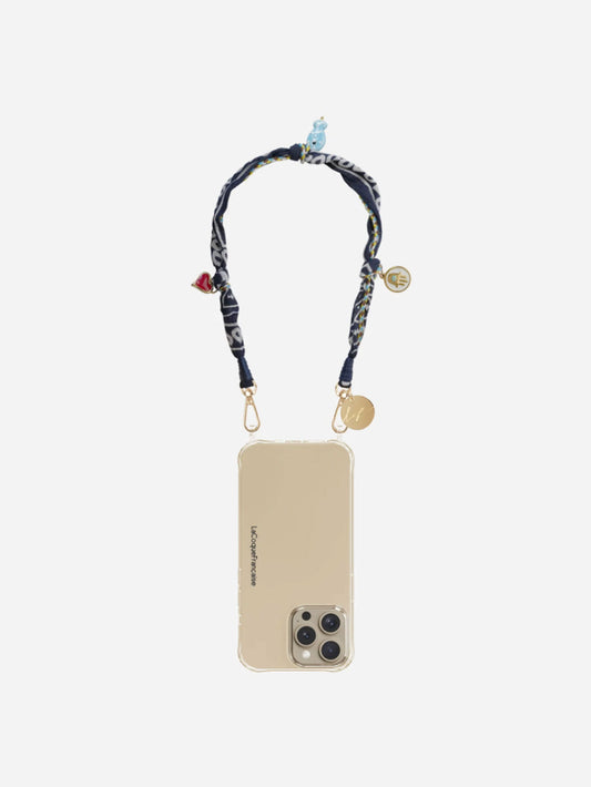 LAIA PHONE CHAIN CHARMS BLUE 40CM