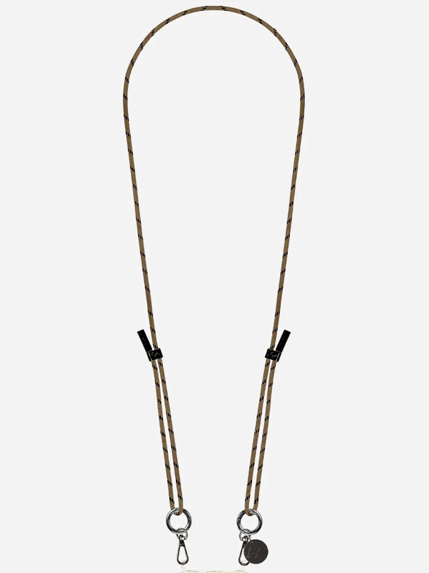 LIAM PHONE CHAIN TAUPE BLACK STRIPE - 120CM
