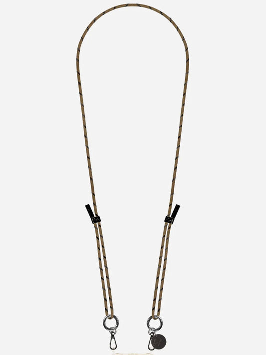 LIAM PHONE CHAIN TAUPE BLACK STRIPE - 120CM