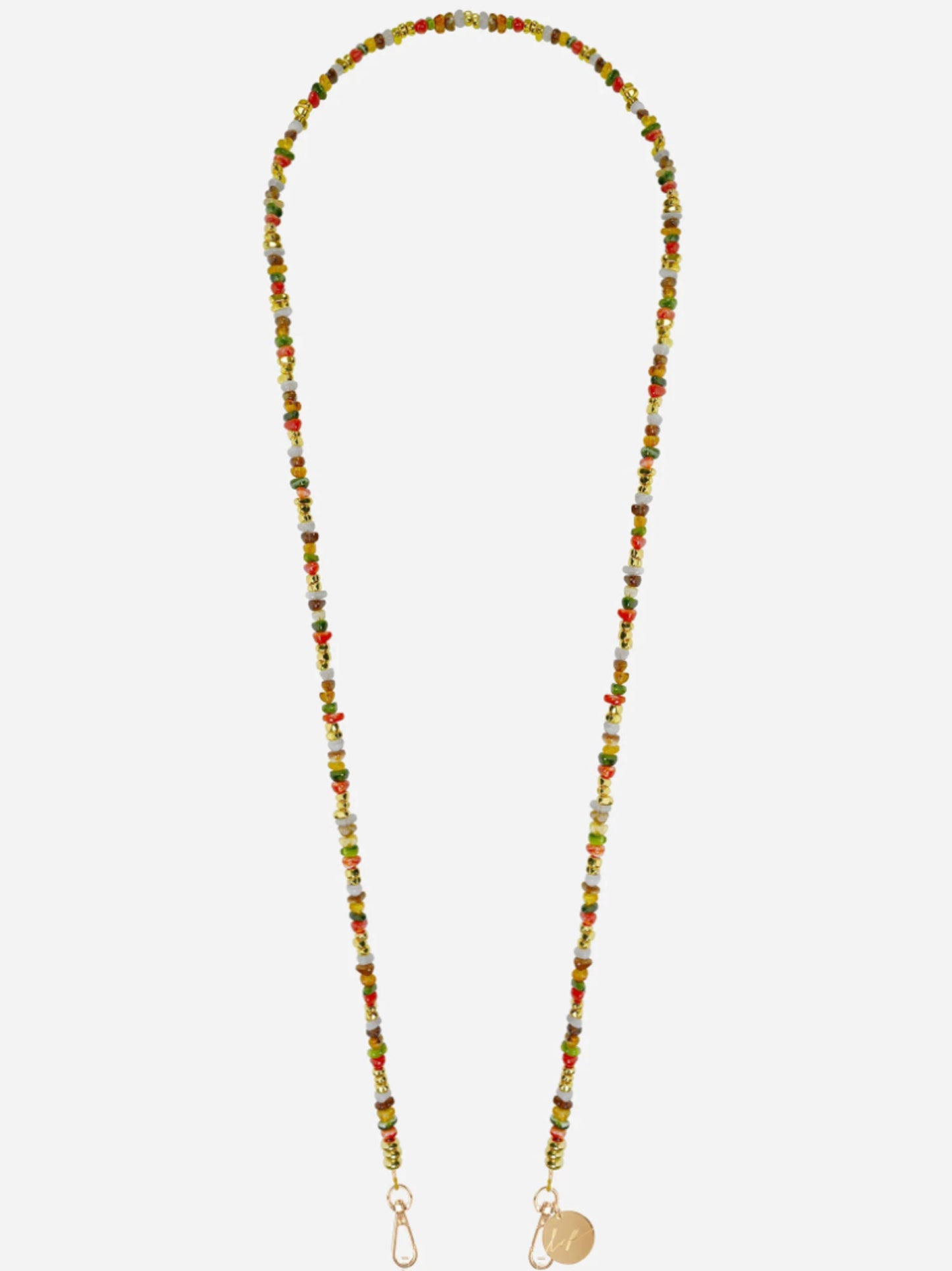 LIVIYA PHONE CHAIN ORANGE KHAKI - 120CM