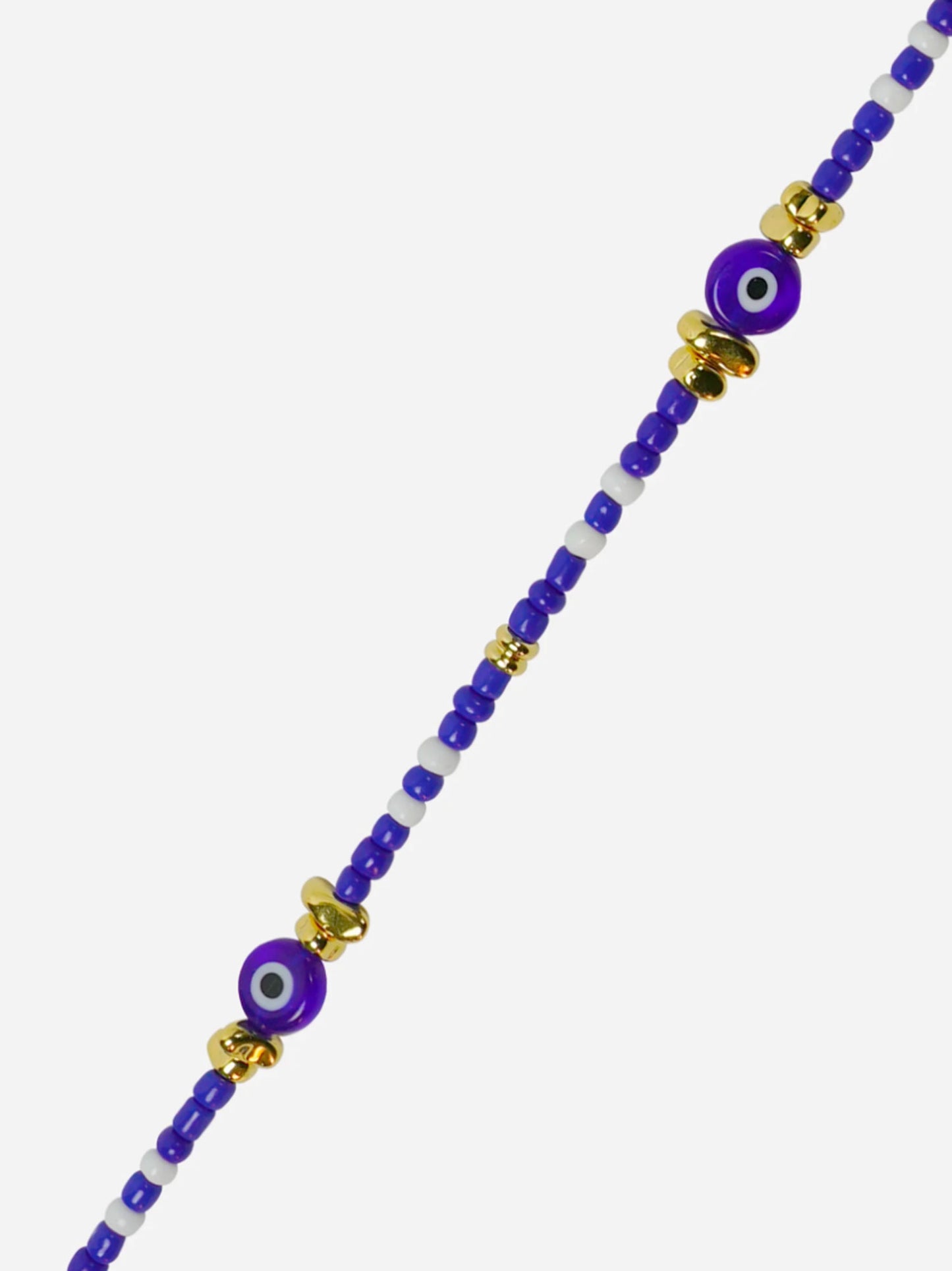 PAROS PHONE CHAIN PERLES BLUE - 120CM