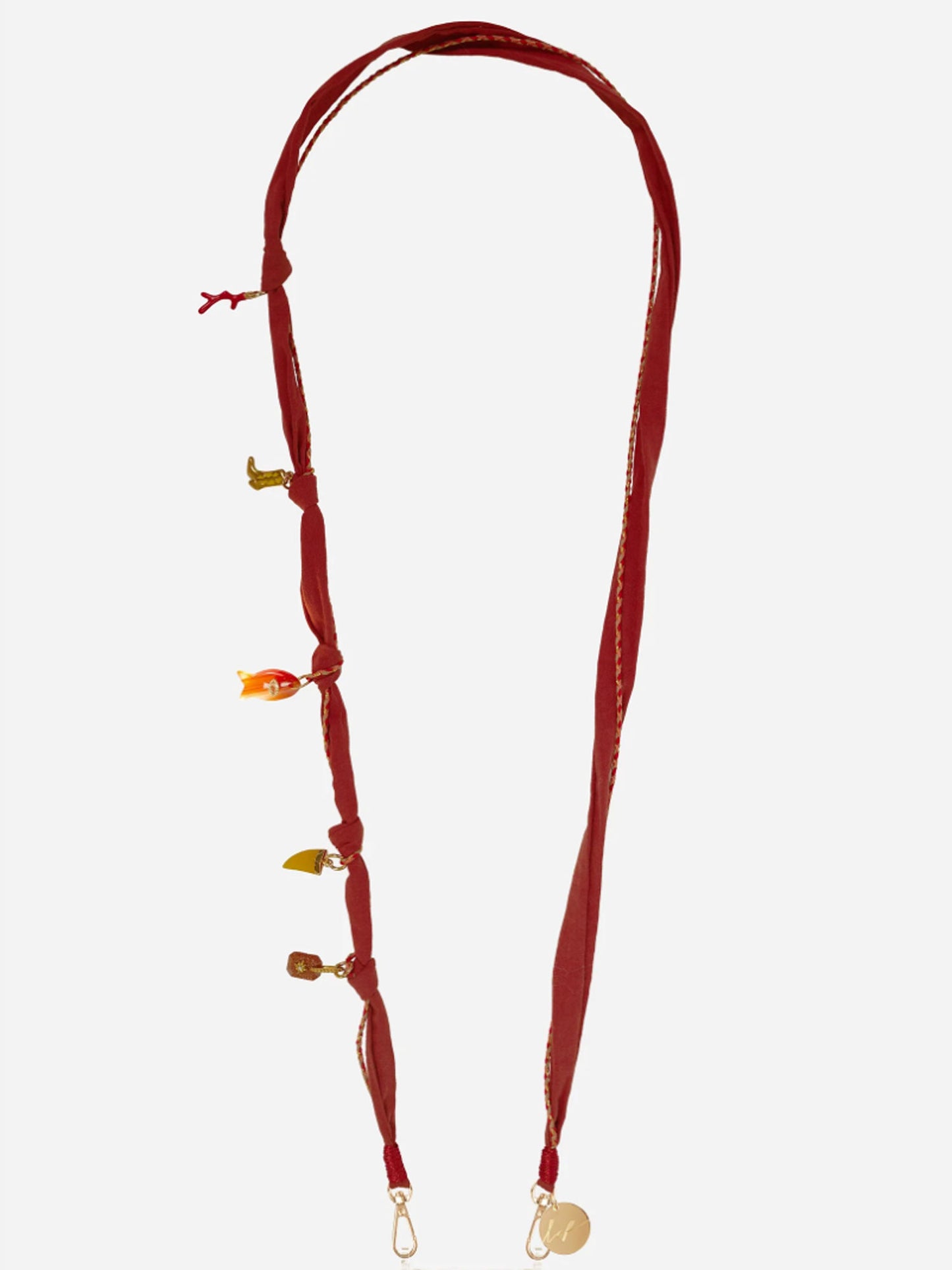 LARIA PHONE CHAIN CHARMS TERRACOTTA - 120CM