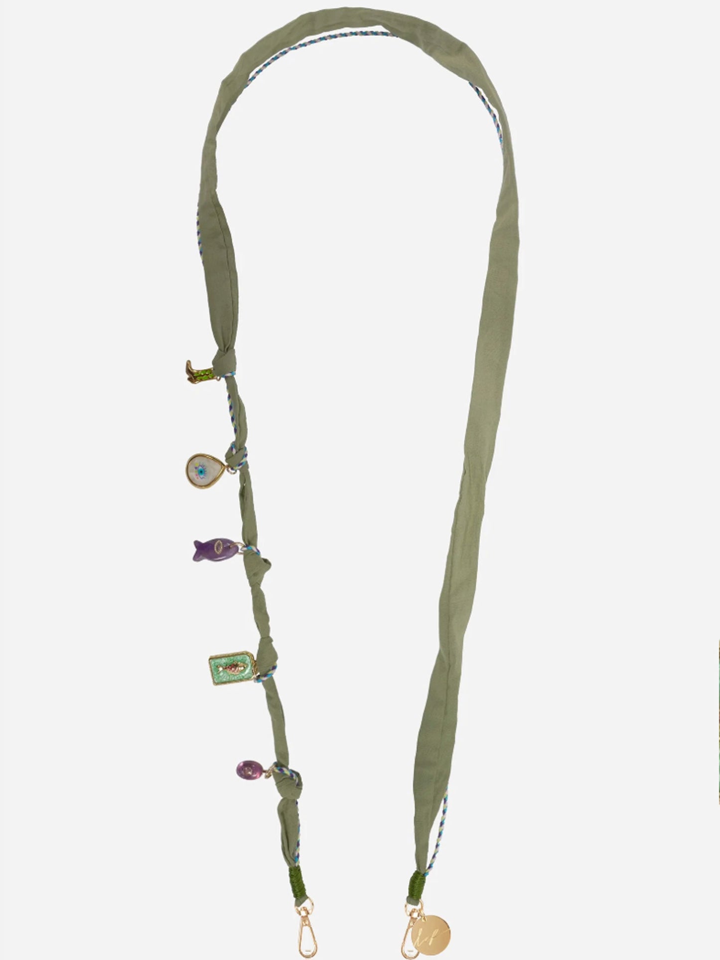 LARIA PHONE CHAIN CHARMS KHAKI - 120CM