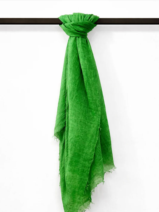COTTON SCARF GREEN