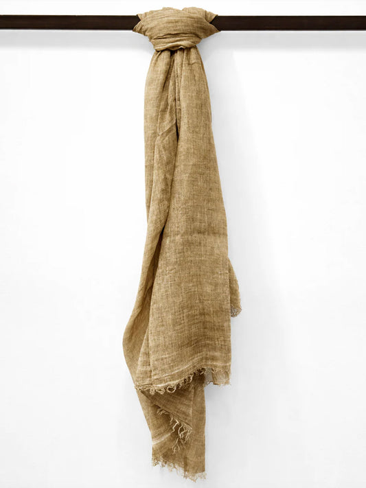 COTTON SCARF BEIGE