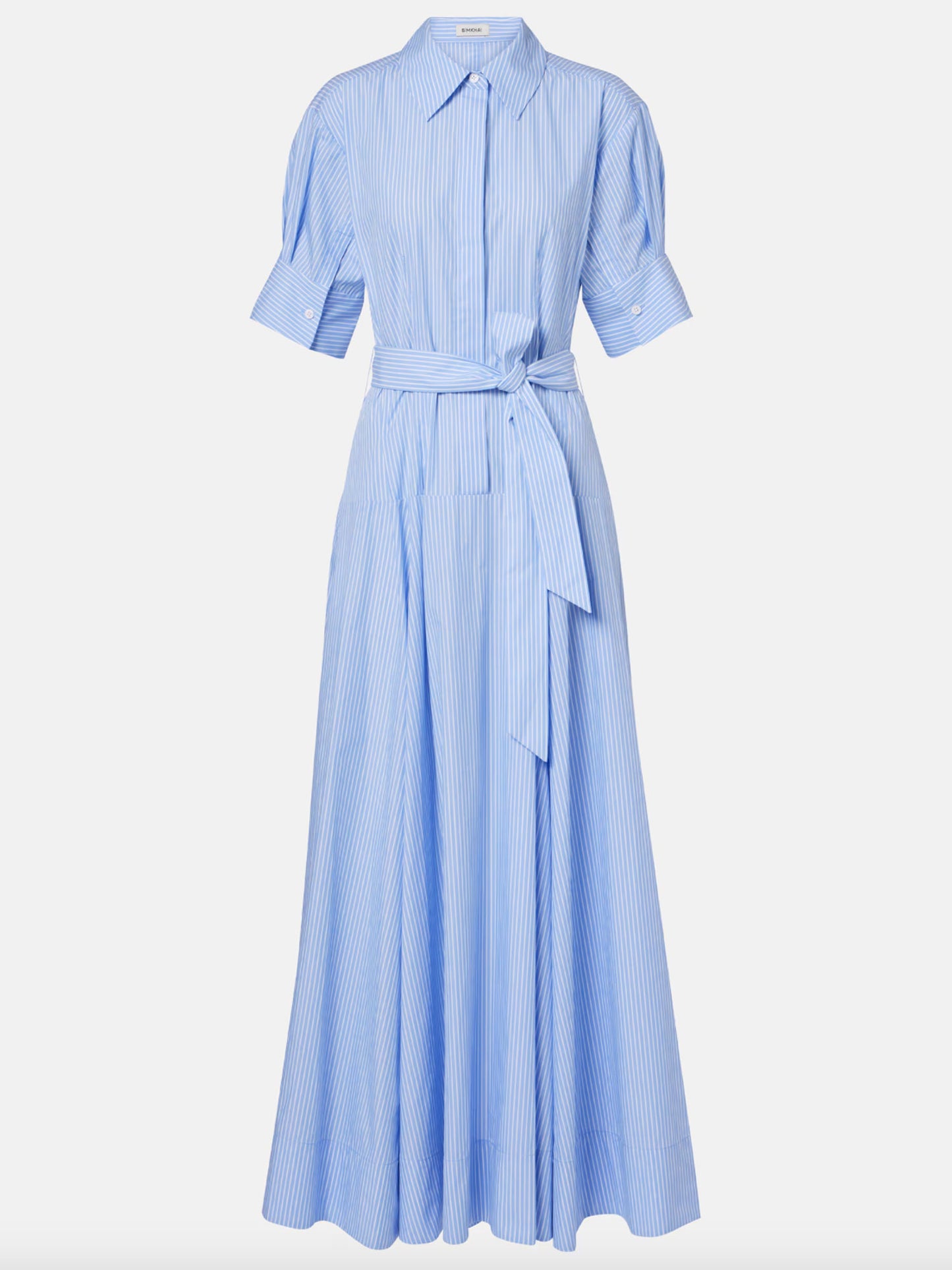 ROBE CHEMISE TRUMAN RAYÉE BLEU/BLANC