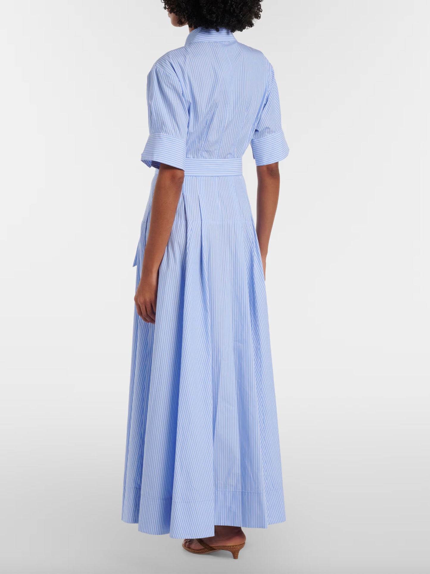 ROBE CHEMISE TRUMAN RAYÉE BLEU/BLANC