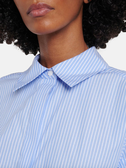 ROBE CHEMISE TRUMAN RAYÉE BLEU/BLANC