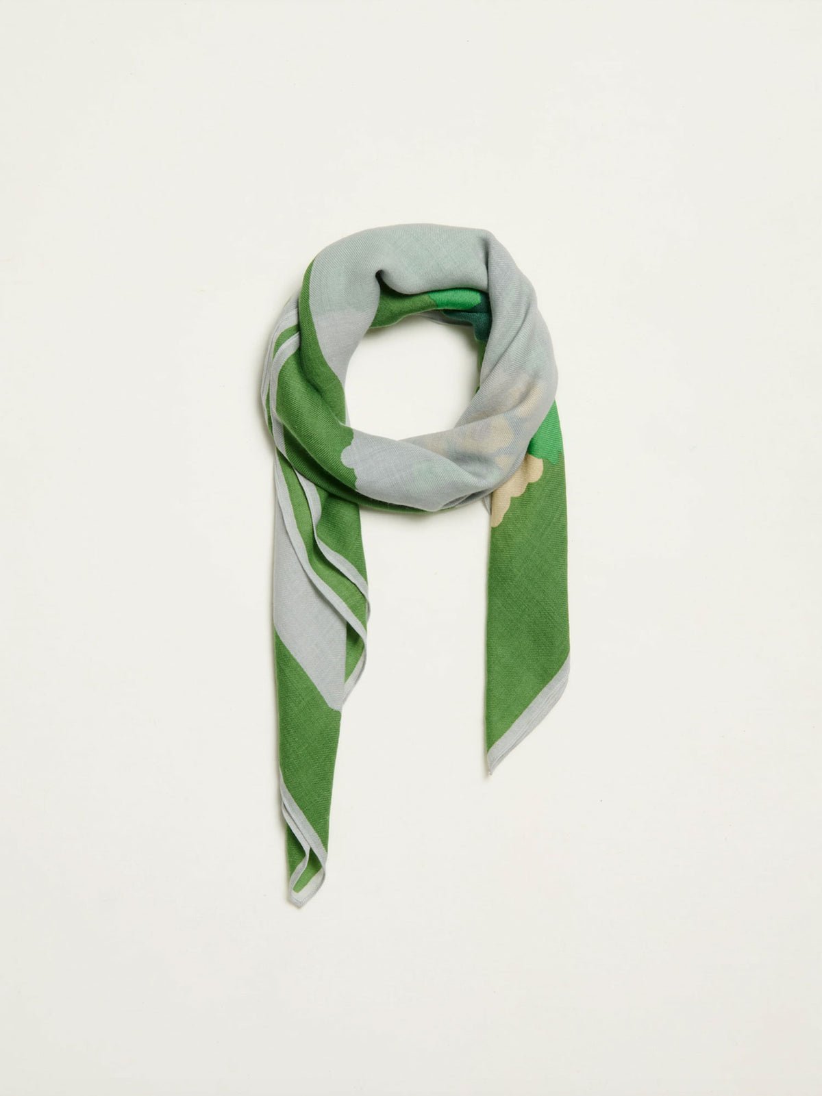 SCARF WOOL SILK GARDEN - LE POTAGER