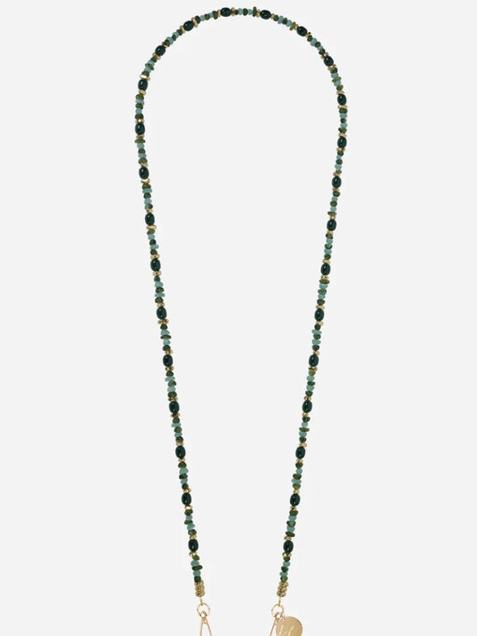LANA PHONE CHAIN GREEN VERT - 120CM