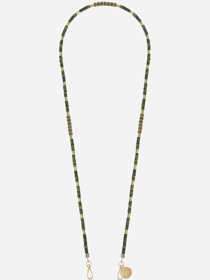 ANALA PHONE CHAIN SP BRN KHAKI GOLD - 120CM