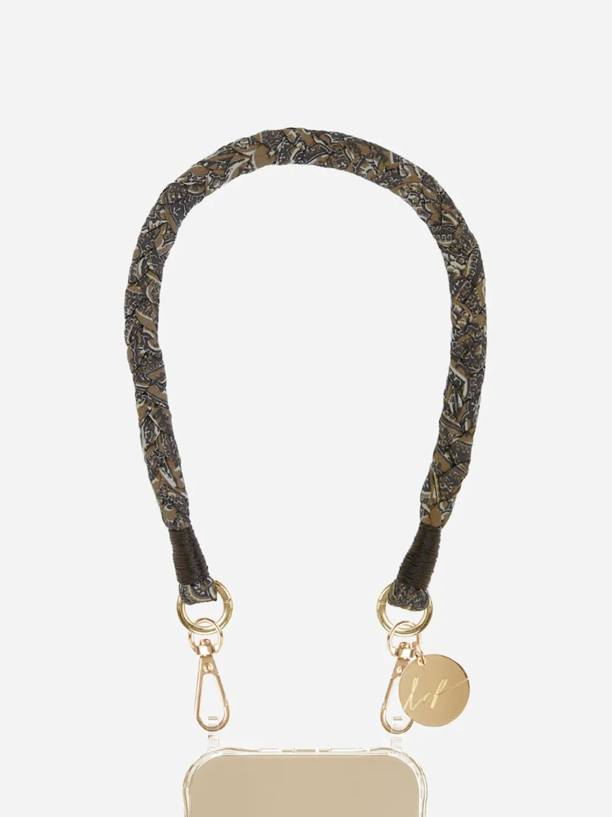 DARLA PHONE CHAIN MARRON - 40CM