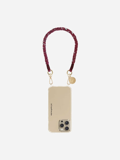 DELLA PHONE CHAIN BORDEAUX - 40CM