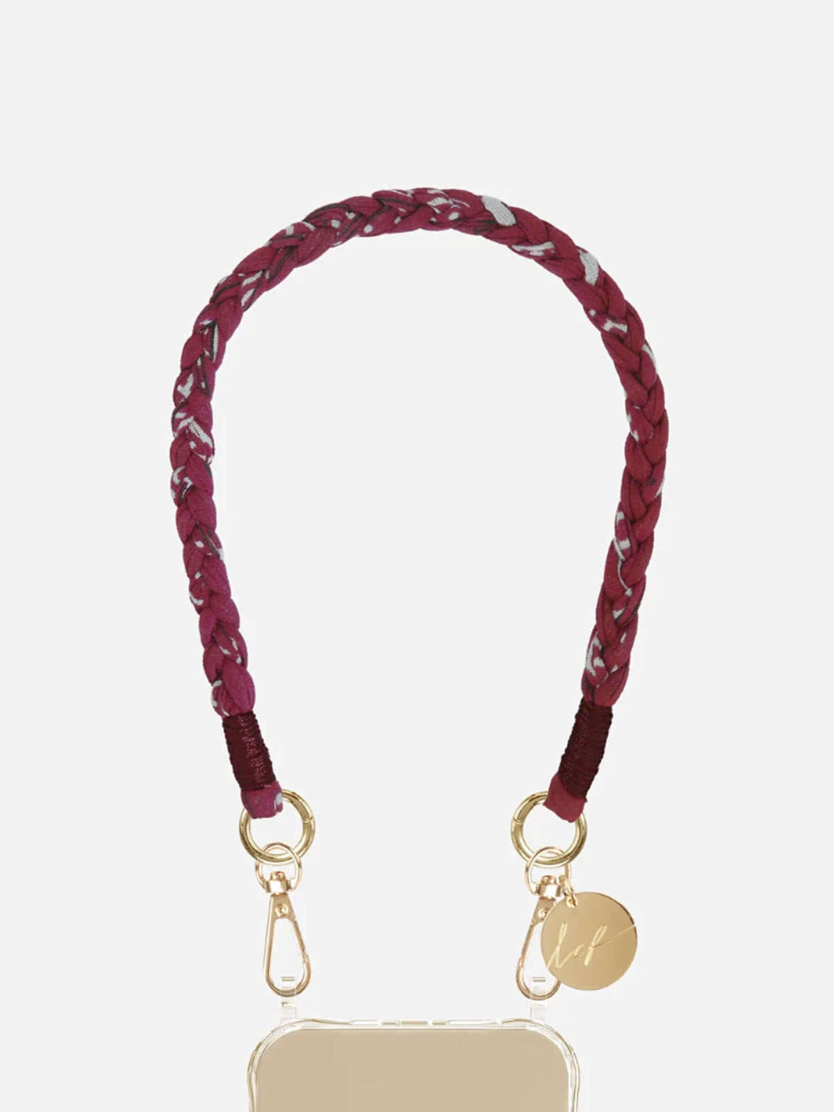 DELLA PHONE CHAIN BORDEAUX - 40CM