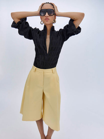 DAKOTA TAILORED SHORTS YELLOW