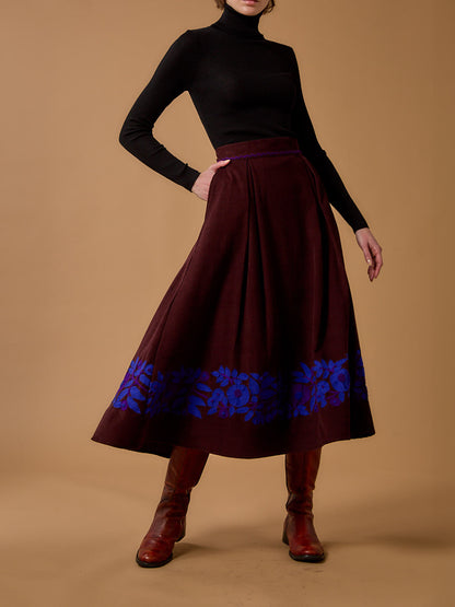 WYNONA SKIRT CHOCOLATE