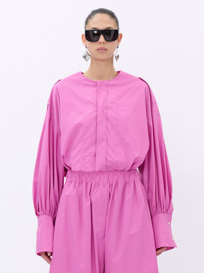 DIANA BOMBER SHIRT PINK
