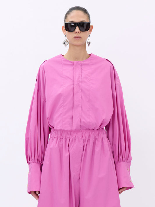 DIANA BOMBER SHIRT PINK