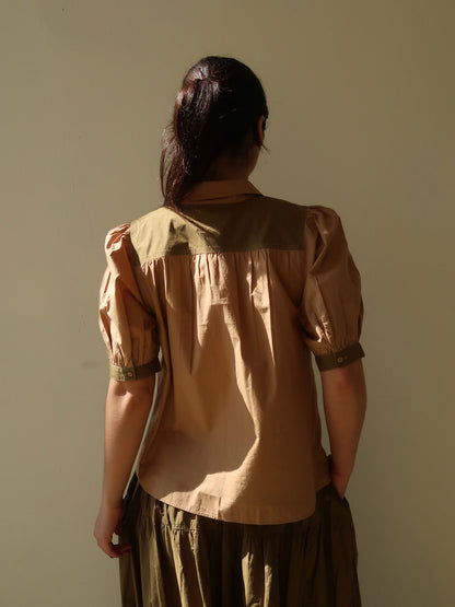 FREJA SHORT SLEEVE SHIRT SAHARA