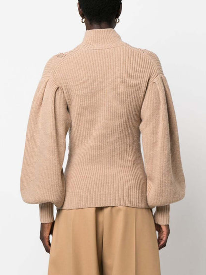 EMERSON KNIT PULLOVER FAWN