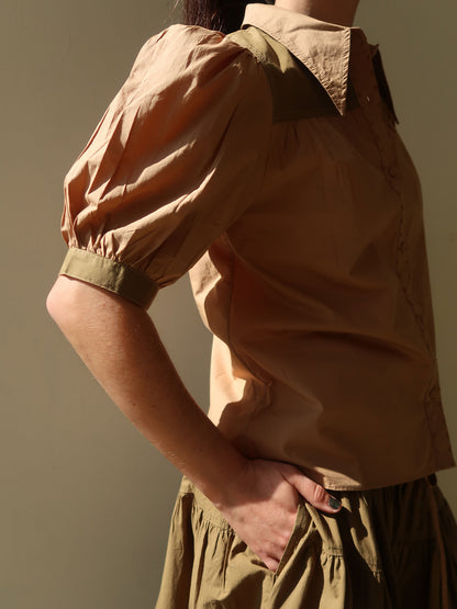 FREJA SHORT SLEEVE SHIRT SAHARA