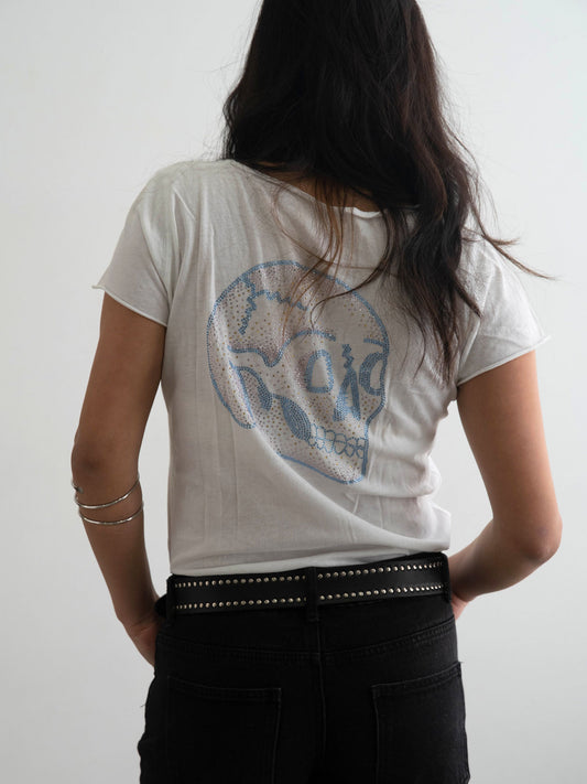 SANTA FE BELT SILVER STUDDS - BLACK