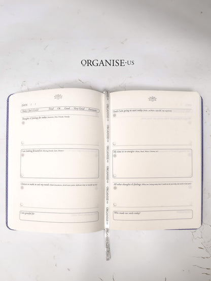 WELLNESS JOURNAL CORNFLOWER BLUE