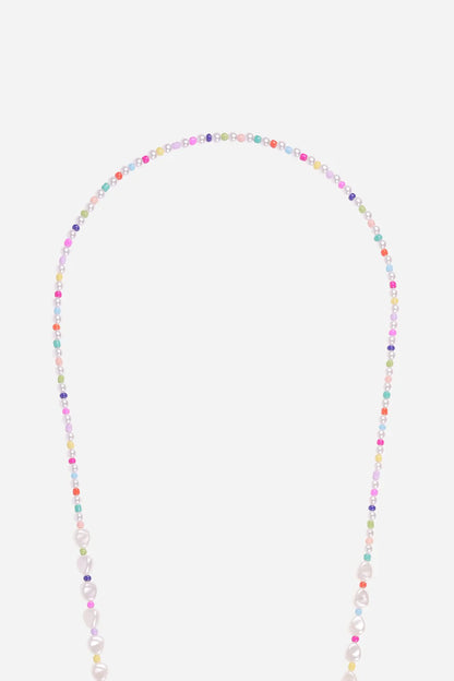 ANAEL PHONE CHAIN PEARL MULTI COLOUR - 120CM