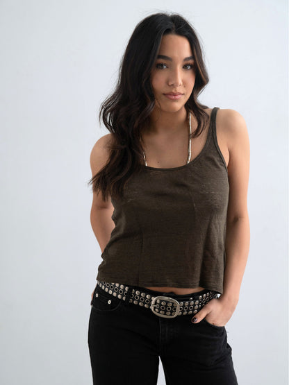 BOWIE BELT MULTI STUDDS BLACK
