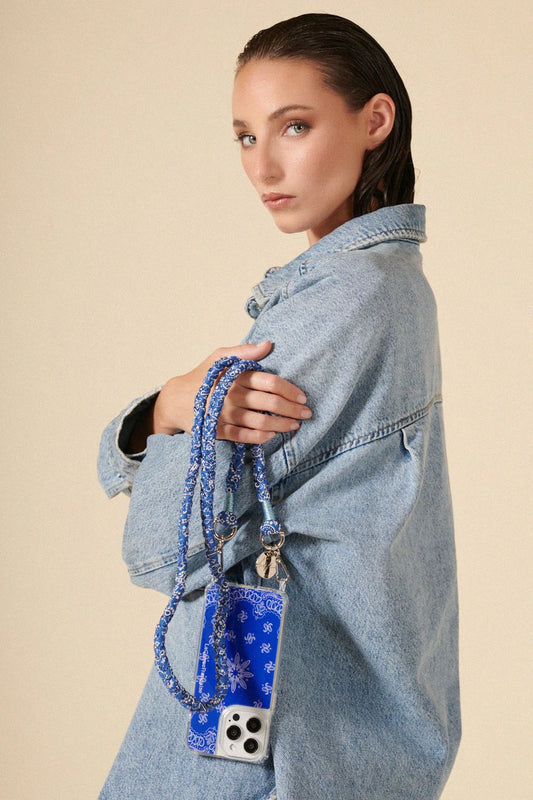 DELLA PHONE CHAIN BLUE - 120CM