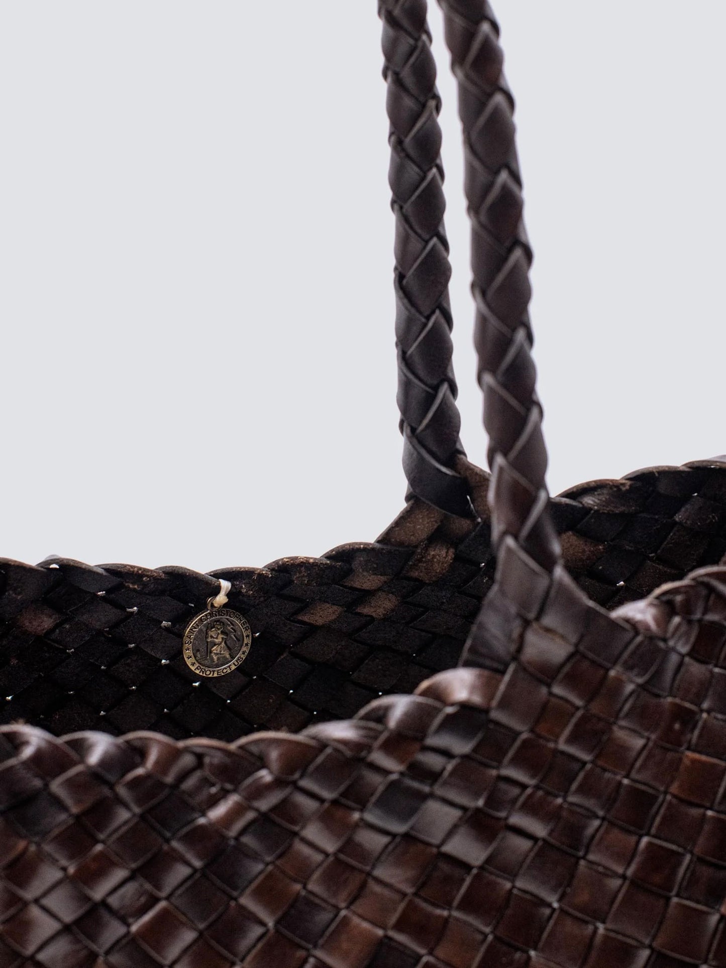 SANTA CROCE DARK BROWN BAG