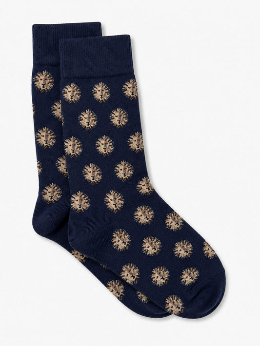 CHAUSSETTES LIONS MULTICOLORES MARINE