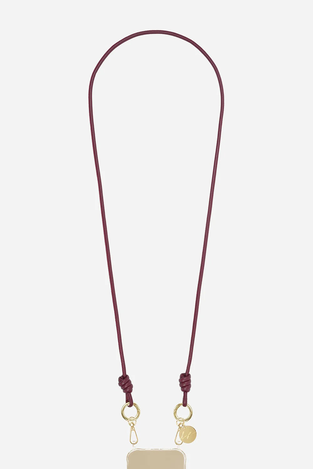 NOLAN PHONE CHAIN BORDEAUX - 120CM