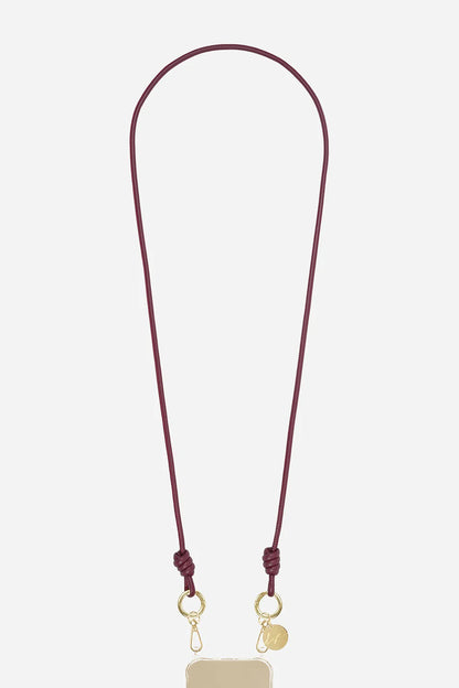 NOLAN PHONE CHAIN BORDEAUX - 120CM