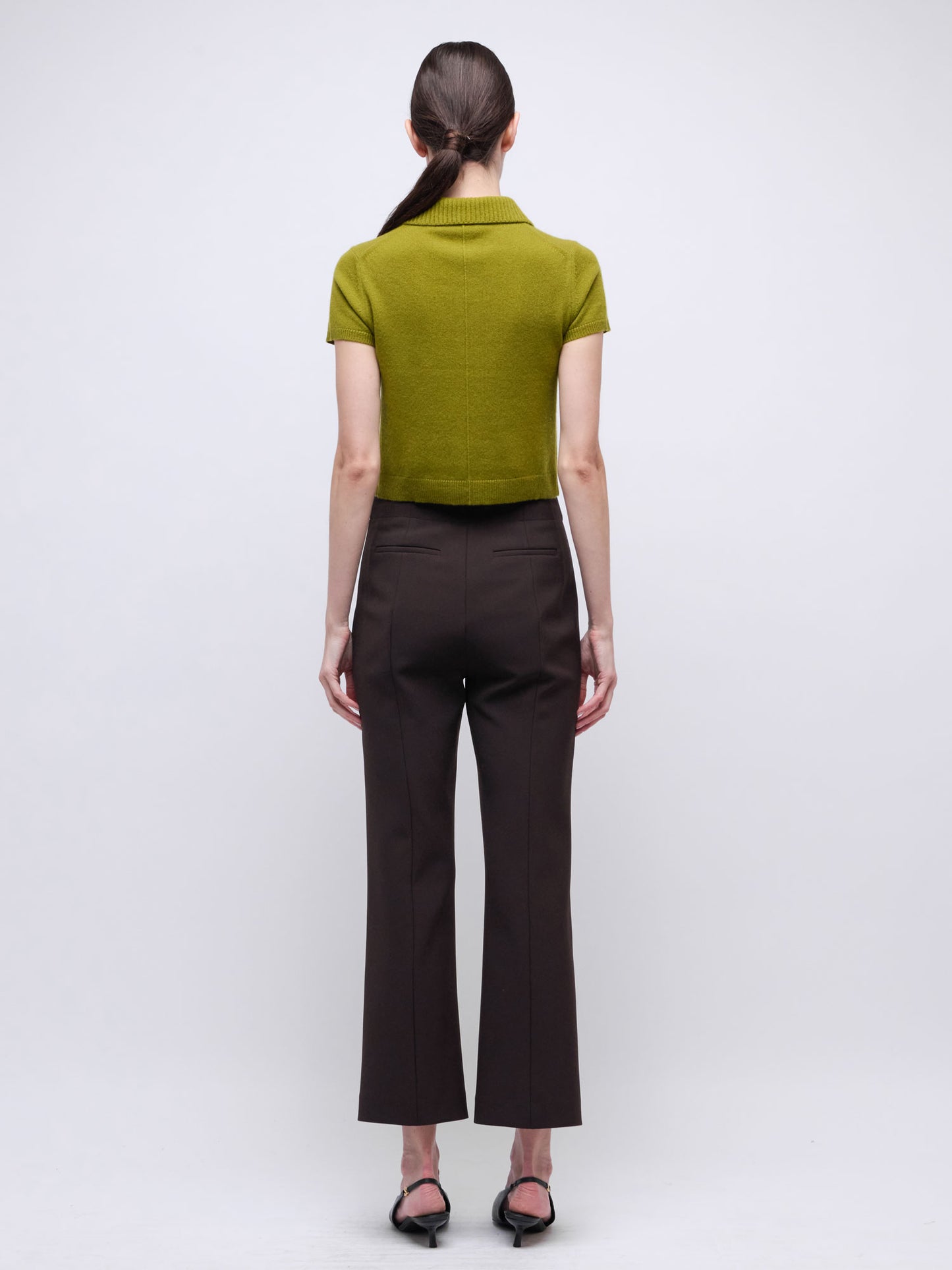 TWILA CASHMERE POLO GREEN