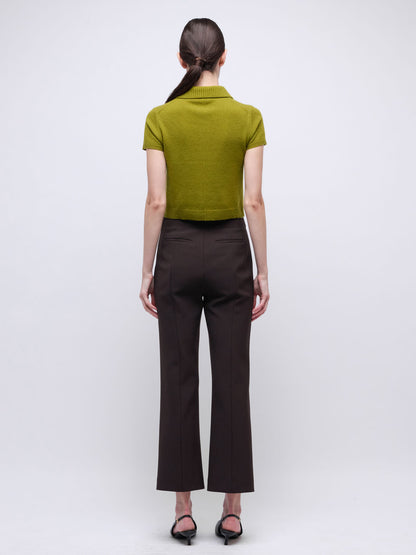 TWILA CASHMERE POLO GREEN