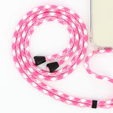 Cordon Phone Chain - Pink & White