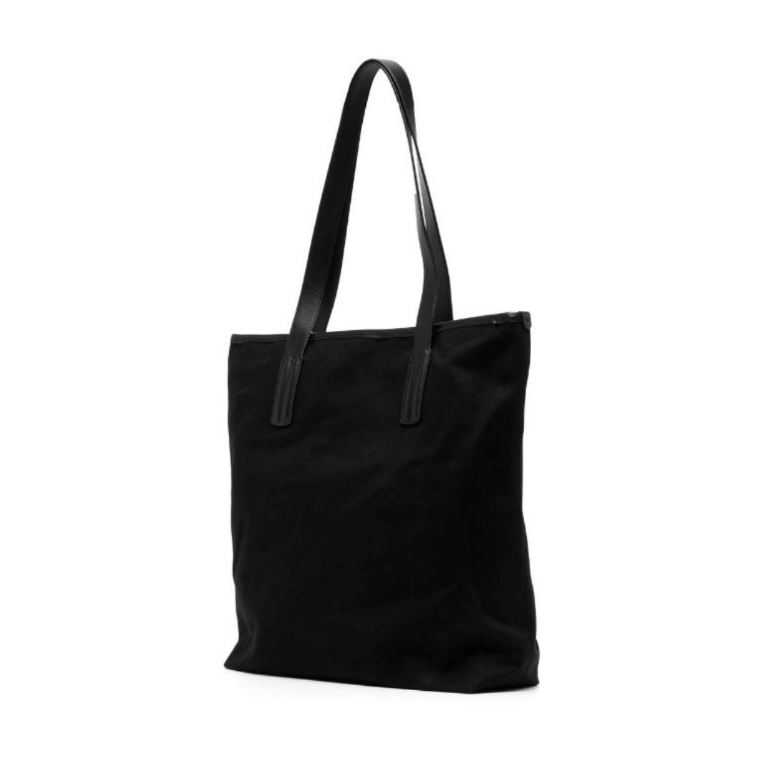Canvas Lion Shopper - Black
