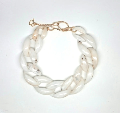 Nathan White Torta Necklace