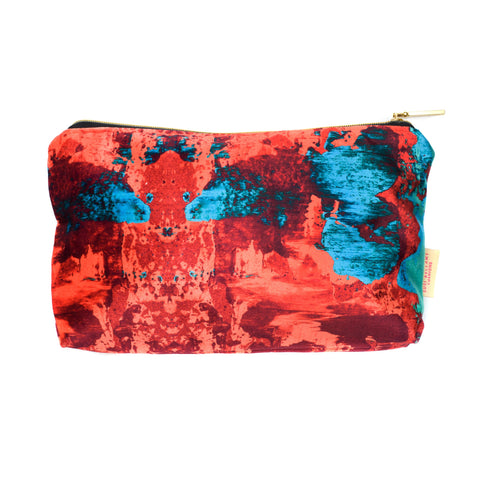 Red/Blue Geode Pouches