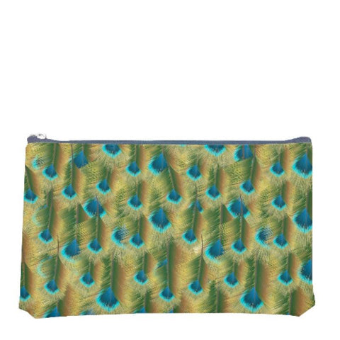 Peacock Print Pouch